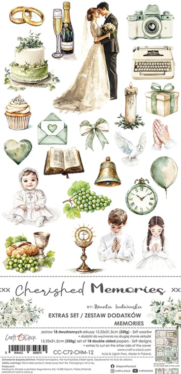 Cherished Memories; Memories 6x12 klippeblokk