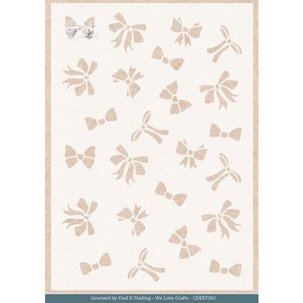 Hovedbilde Golden Bows Stencil - ...