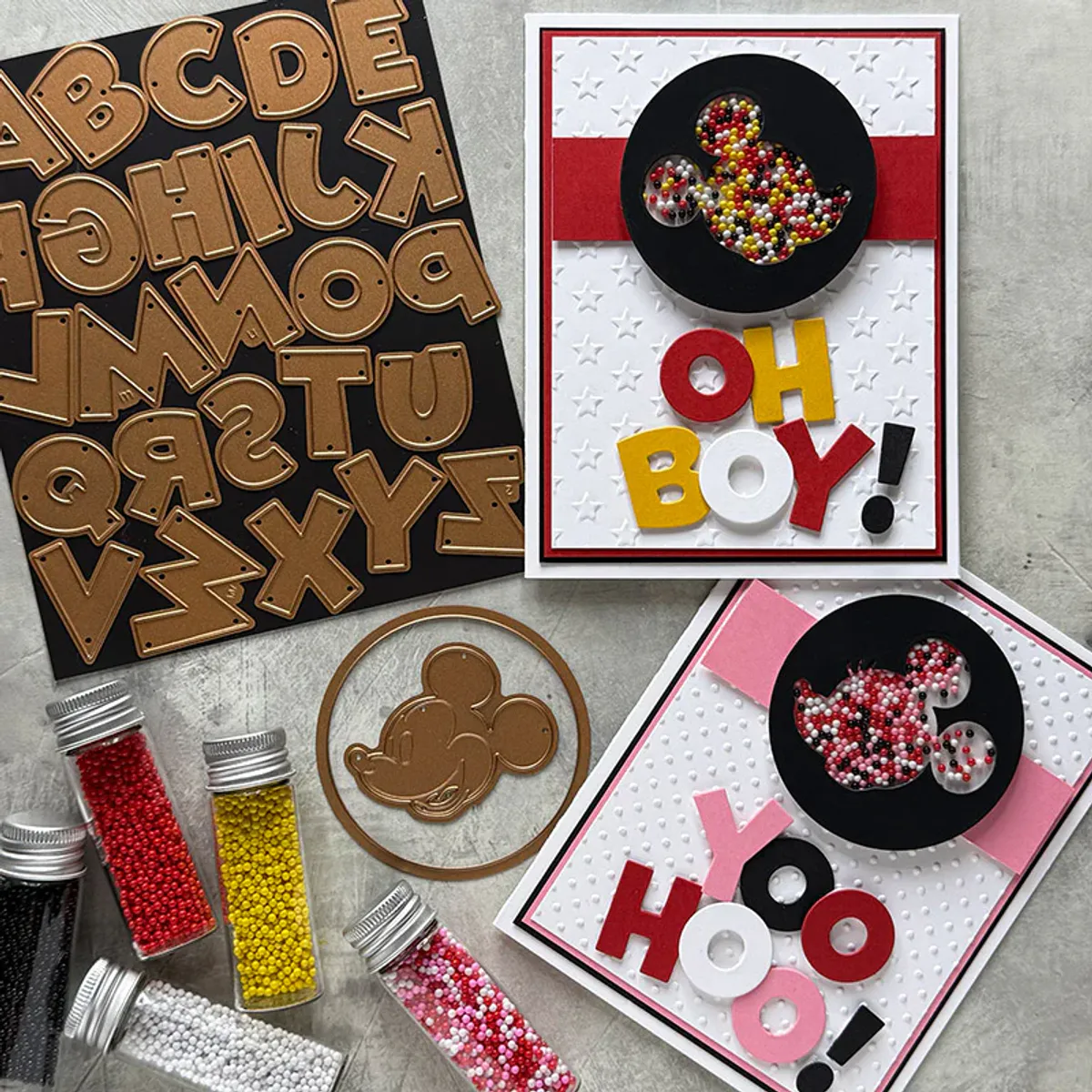 Classic Mouse Alphabet Dies