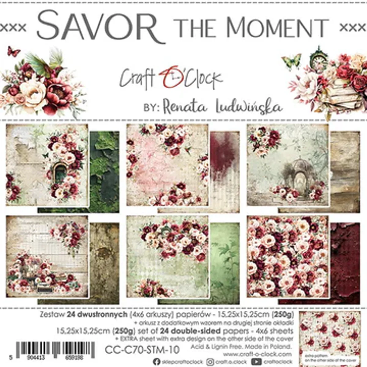 Savor The Moment 6x6 blokk